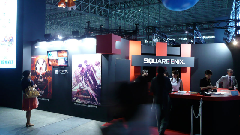 Illustration for article titled Square Enix's Tokyo Game Show Booth Is...Look Out, Giant Chocobo!